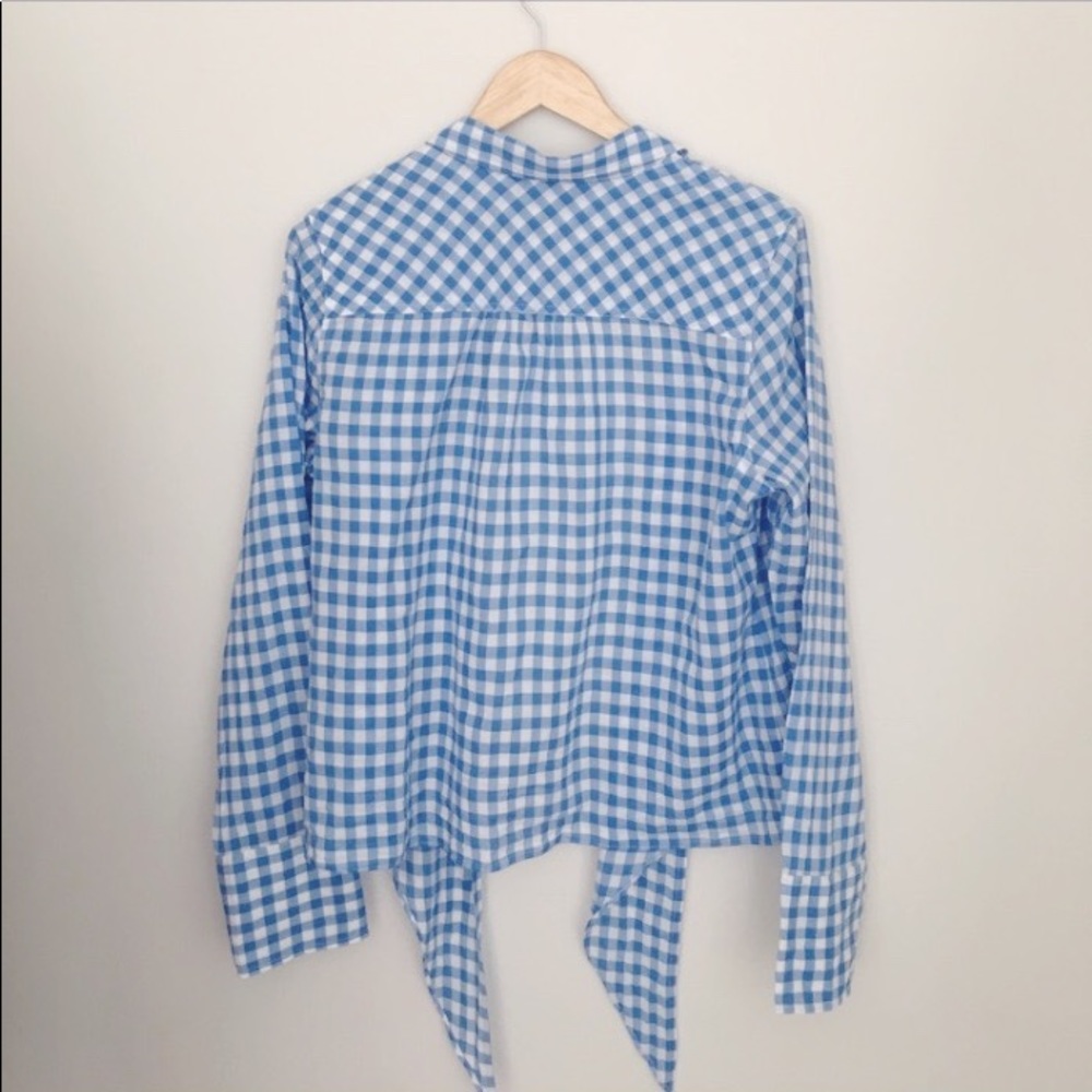J. Crew Tie-Front Button Down - image 7